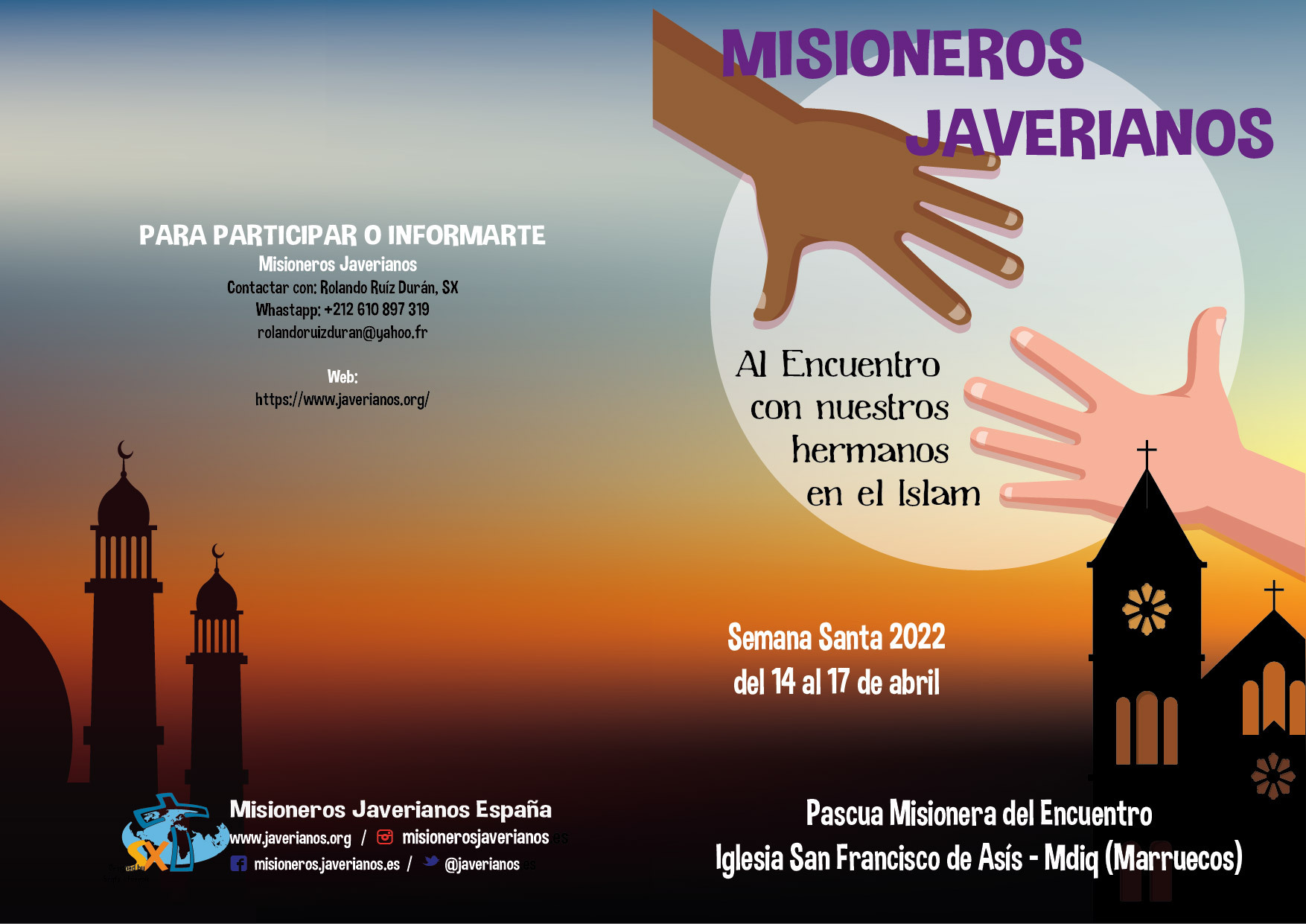 Díptico Pascua Misionera 2022 exterior