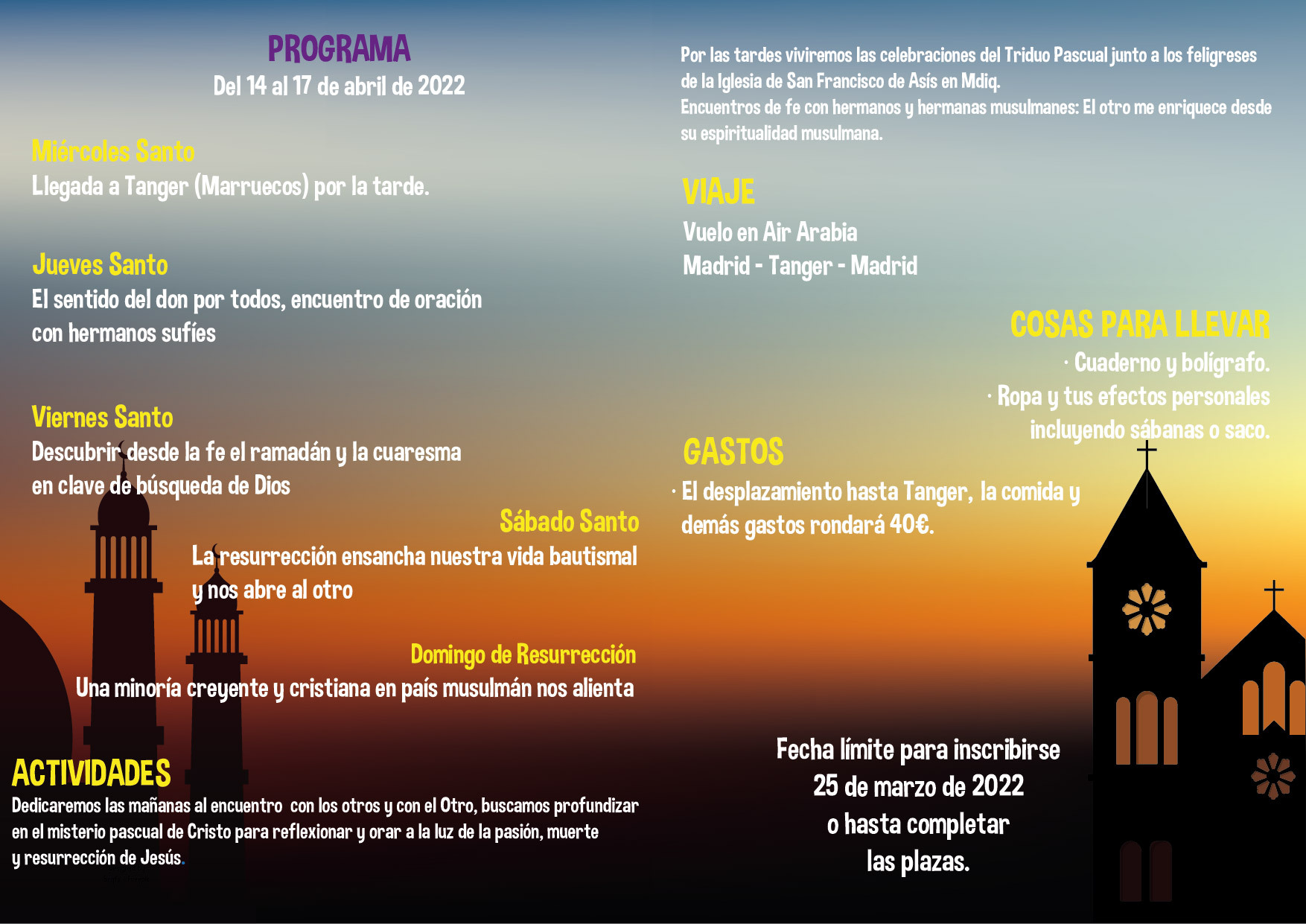 Díptico Pascua Misionera 2022 interior